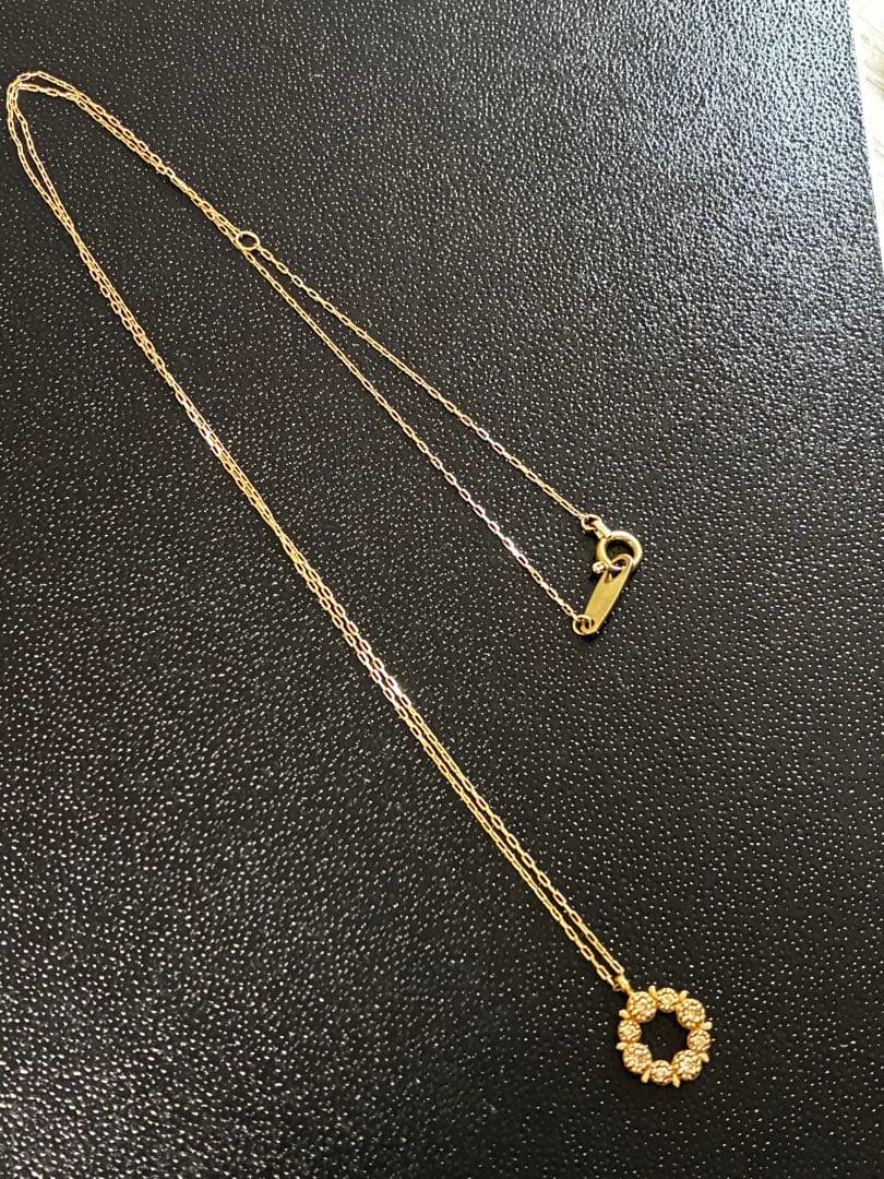 週末限定価格！オデュース4℃　K10ネックレス