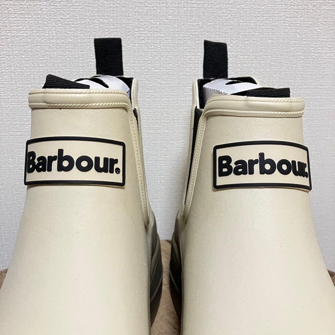 Barbour Nimbus チェルシー サイドゴア レインブーツ ベージュ