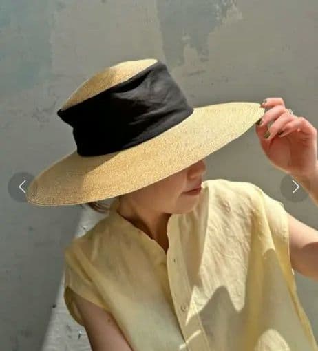tocit　トチエット　sheer hat　ブラウン