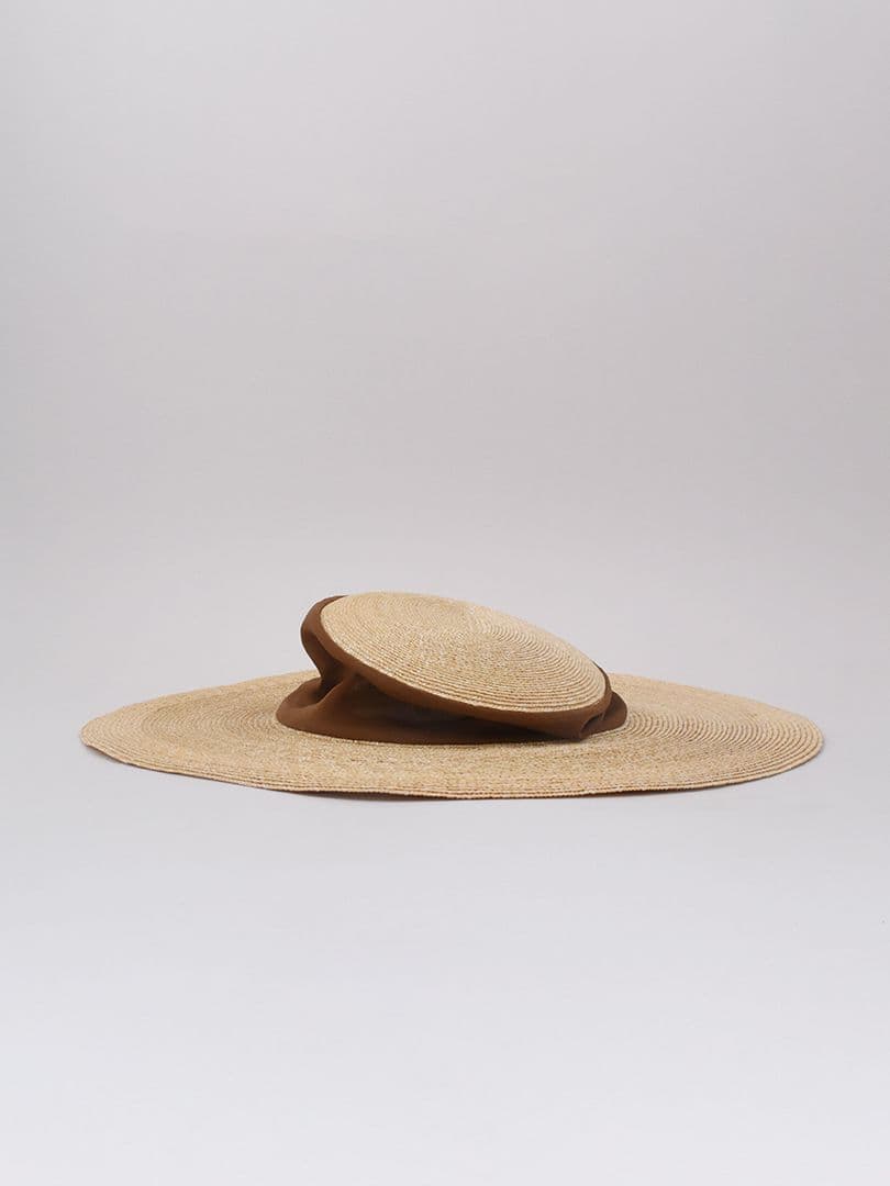 tocit　トチエット　sheer hat　ブラウン