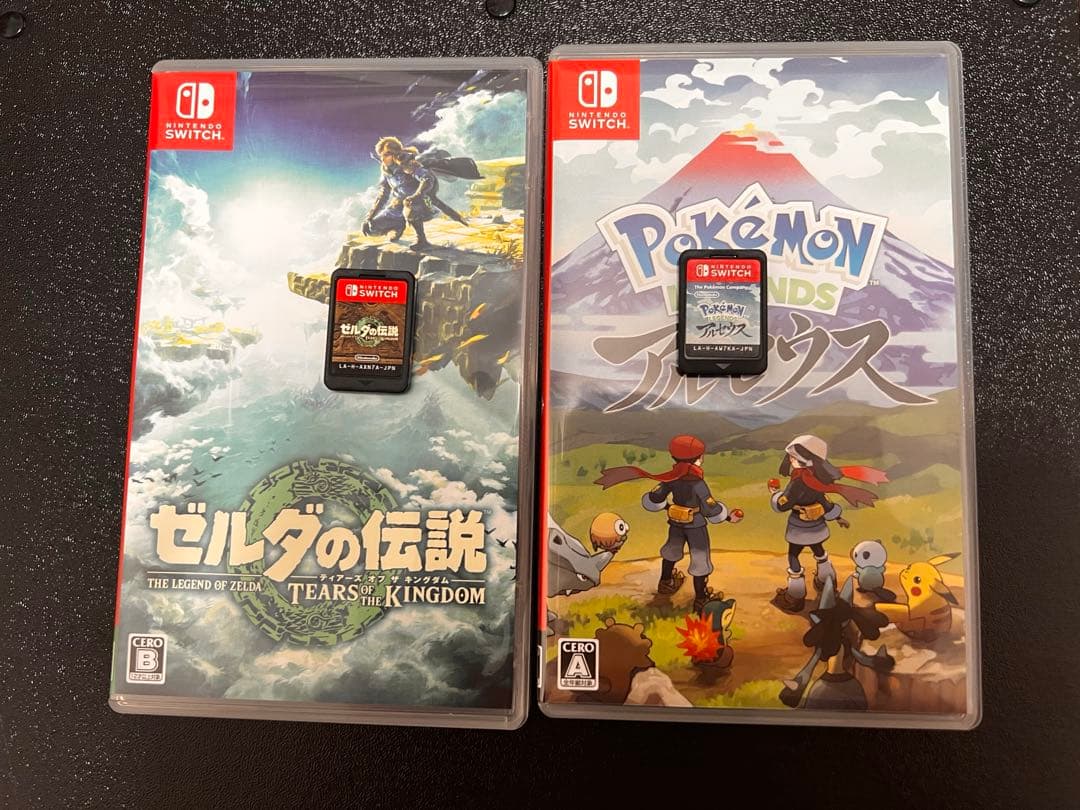 【まとめ売り】Switch ティアキン＋ポケモン アルセウス