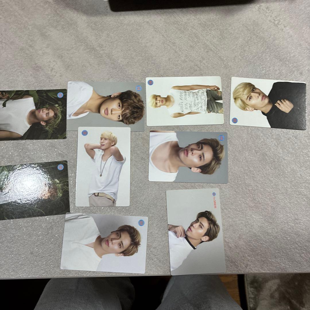 SHINeeジョンヒョン　裏は５人集合　トレカ　セム　フォトカード