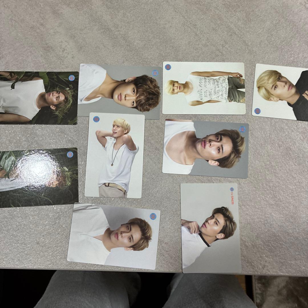 SHINeeジョンヒョン　裏は５人集合　トレカ　セム　フォトカード