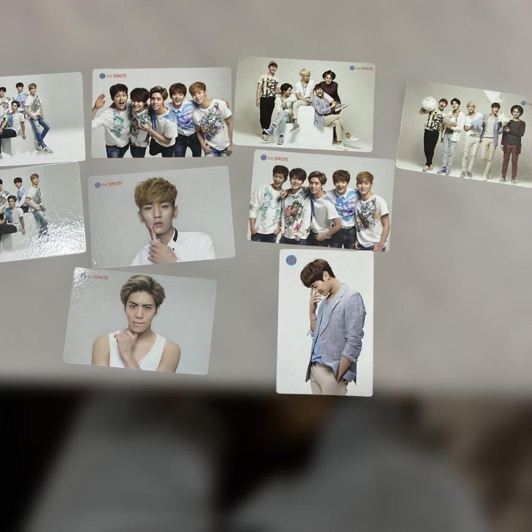 SHINeeジョンヒョン　裏は５人集合　トレカ　セム　フォトカード