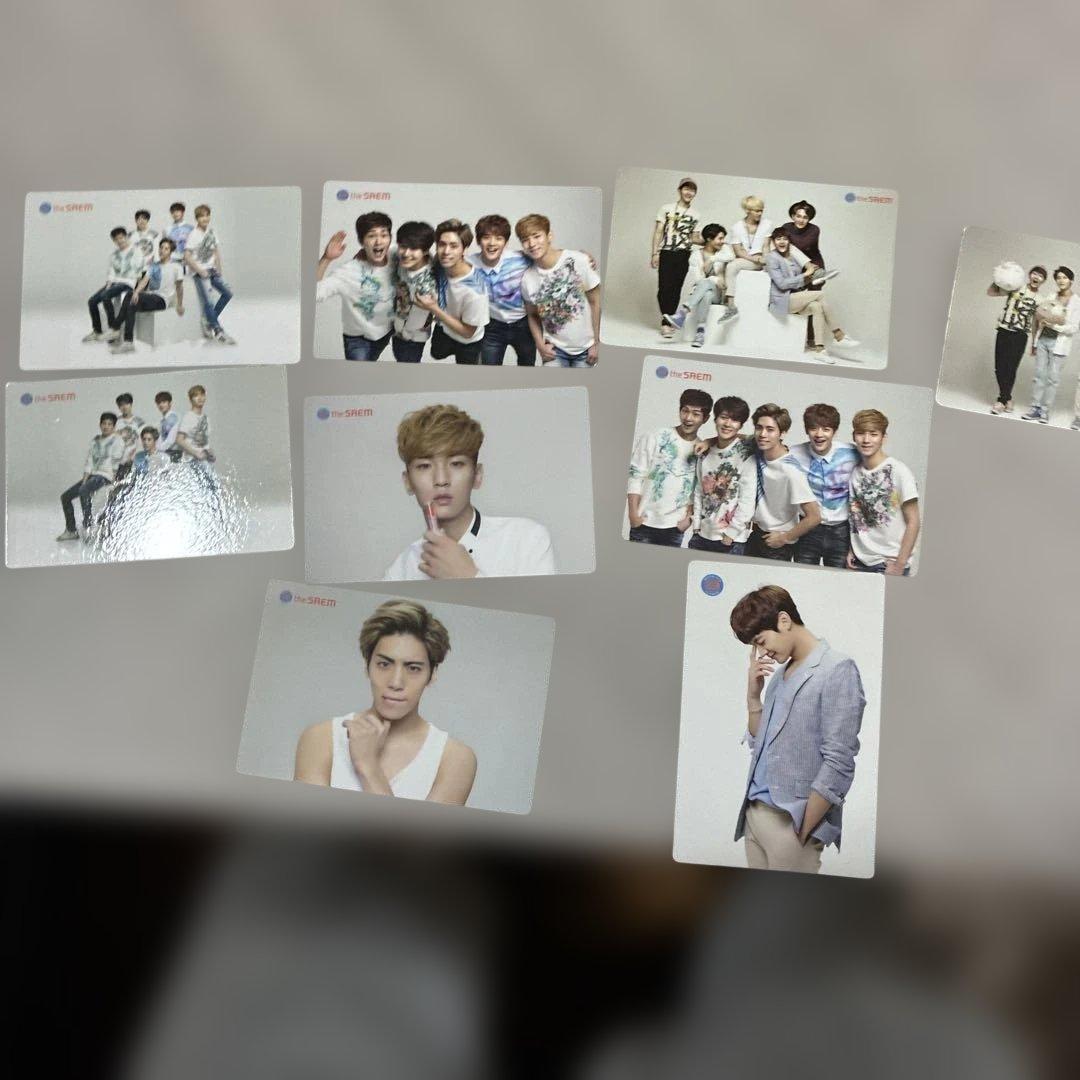 SHINeeジョンヒョン　裏は５人集合　トレカ　セム　フォトカード