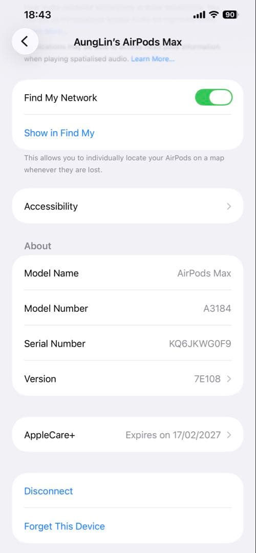 AirPods Max 2世代　2027年までAppleCare付き！