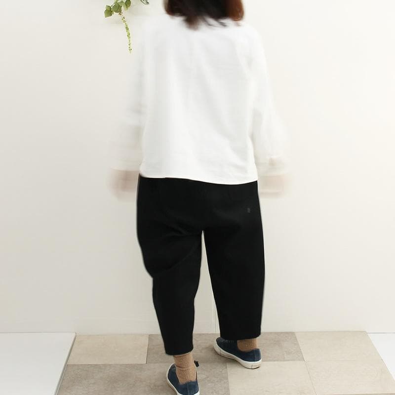 【HAND-MADE】ストレッチバルーンパンツ　通年（黒）