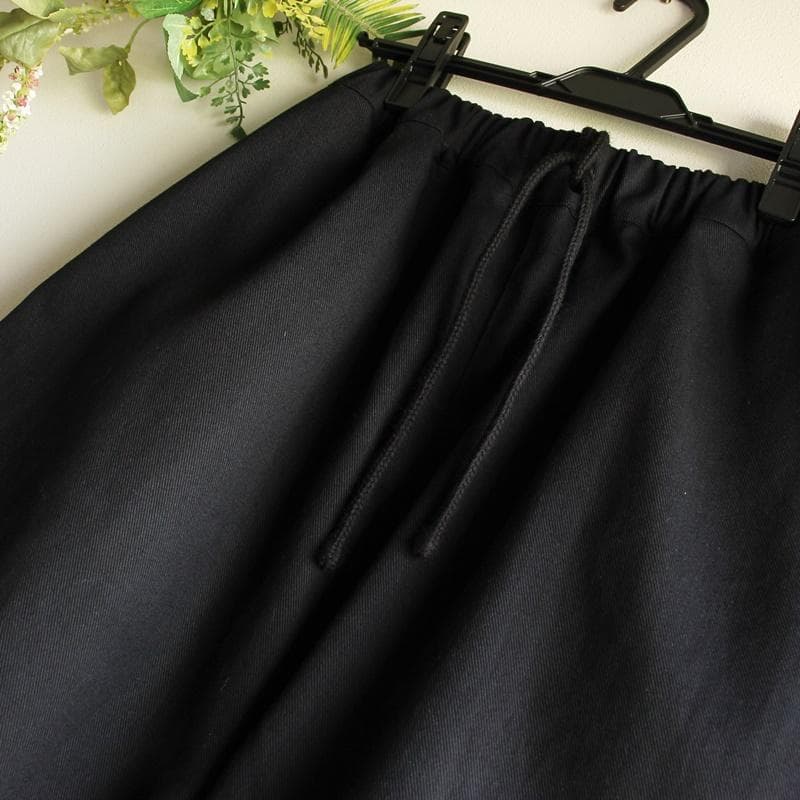 【HAND-MADE】ストレッチバルーンパンツ　通年（黒）