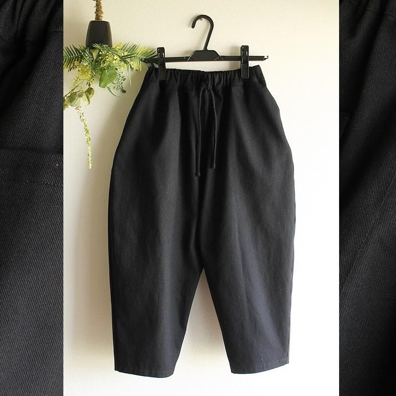 【HAND-MADE】ストレッチバルーンパンツ　通年（黒）