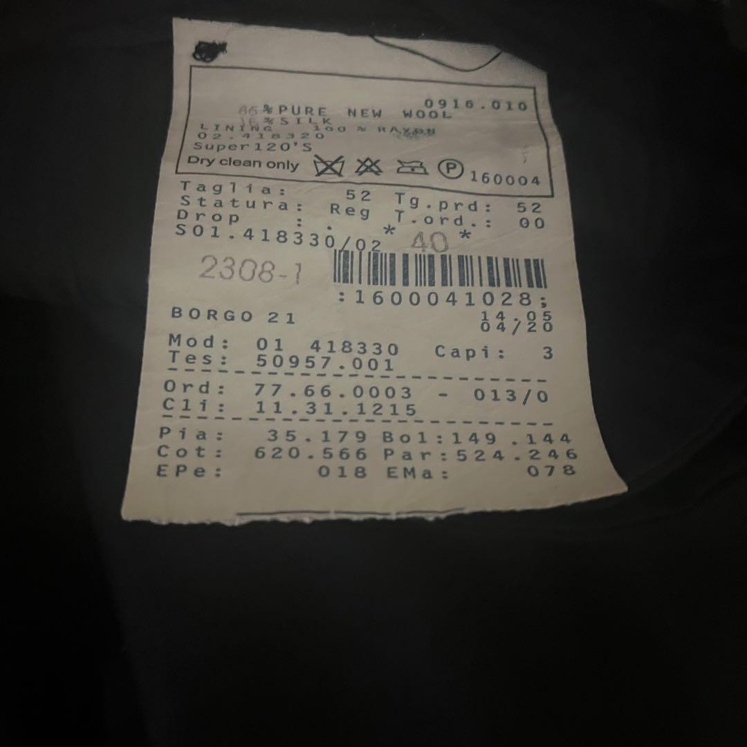 GIORGIO ARMANI ジョルジオアルマーニ ウール スラックス 52