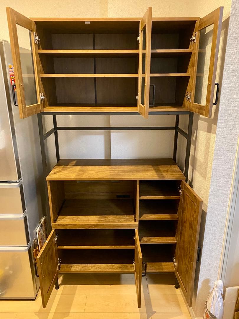 キッチンボード　ヴィンテージテイスト　ニトリ