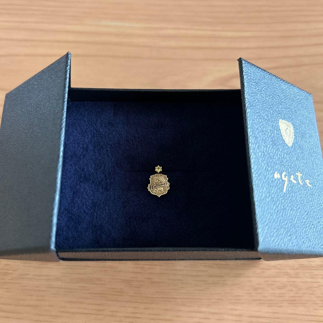 アガット  ハリーポッターコラボ　K5サファイアピアス（片耳用）