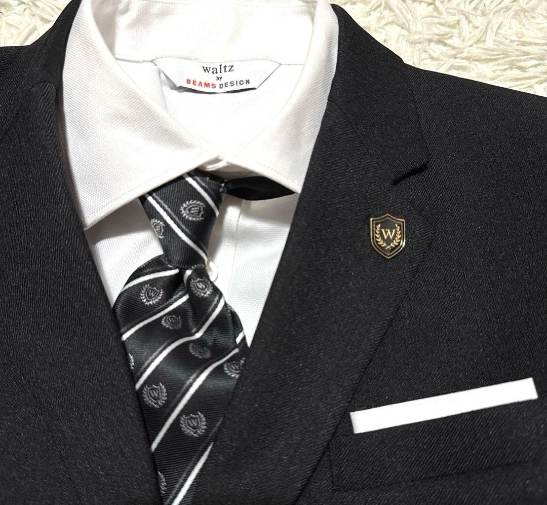 160B 黒 waltz by BEAMS ビームス セット シャツ 卒服 卒業