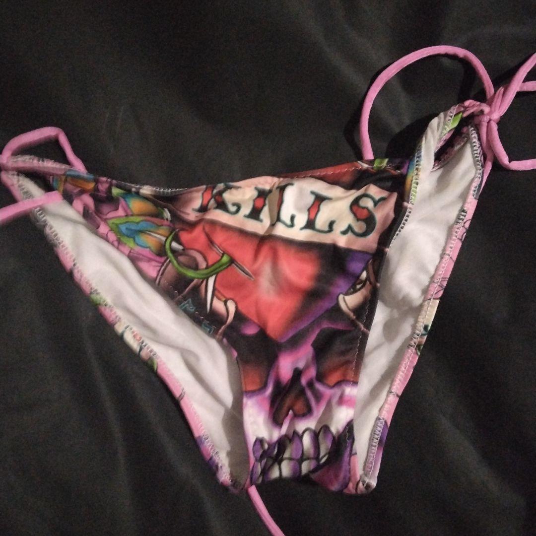 専用です。、エド・ハーディ　ピンク スカル ハート セパレート水着