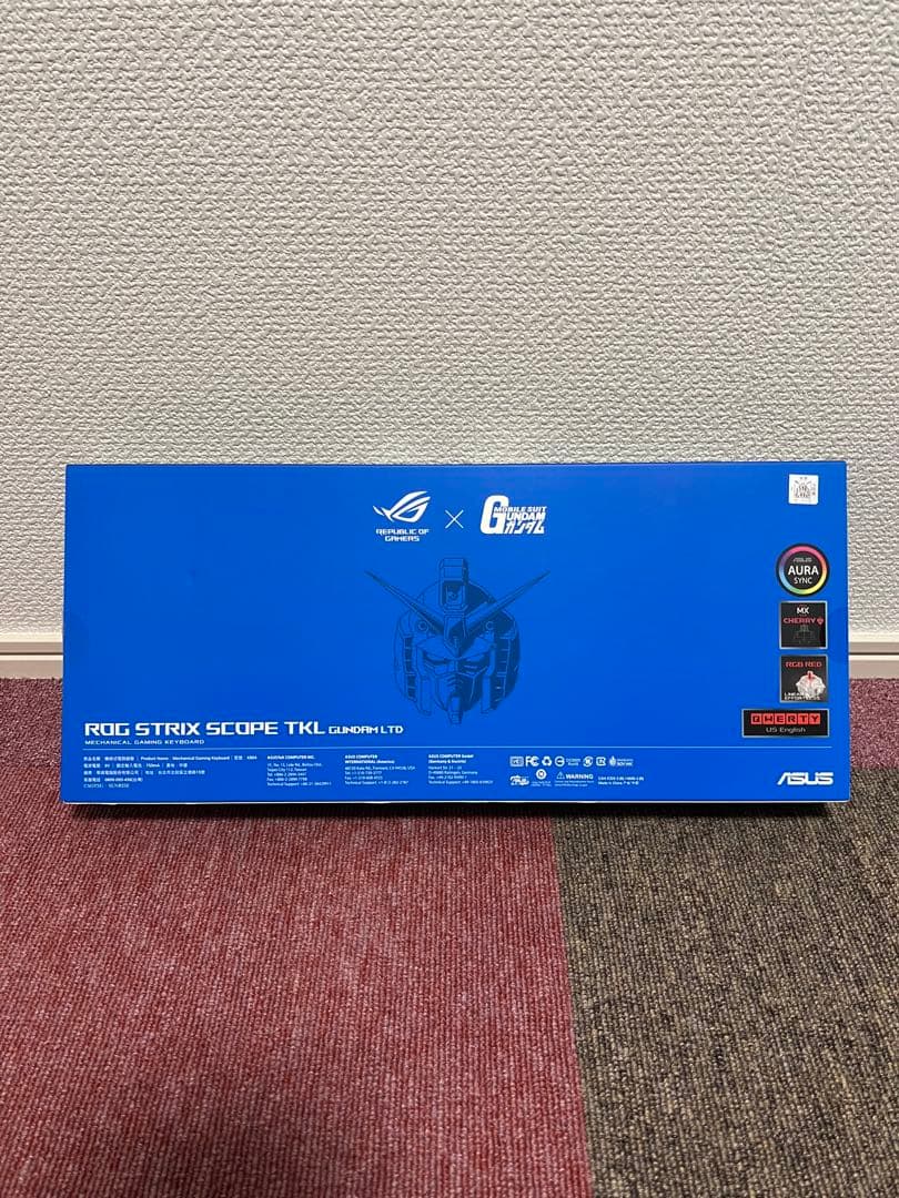 ROG STRIX SCOPE TKL ガンダム ゲーミング キーボード 赤軸