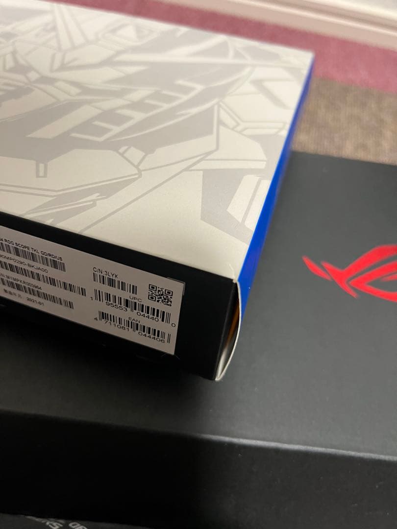 ROG STRIX SCOPE TKL ガンダム ゲーミング キーボード 赤軸