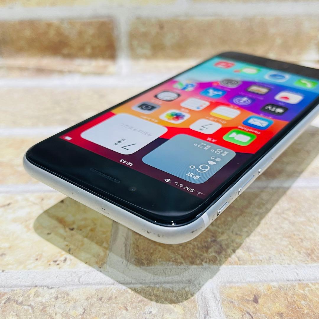 SIMフリー iPhoneSE2 64GB ホワイト バッテリー良好