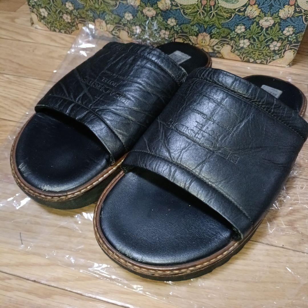 DAIRIKU レザーサンダル 20ss slipper for guests