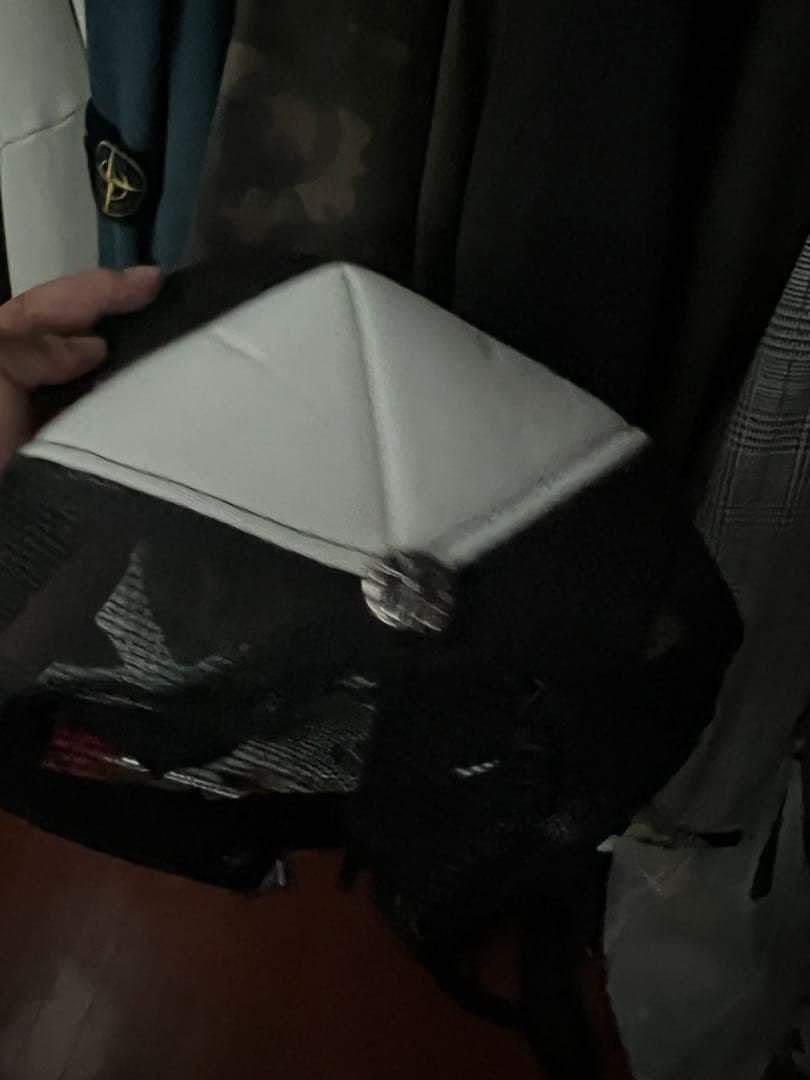 CHROME HEARTS トラッカーハット ホワイト/ブラック