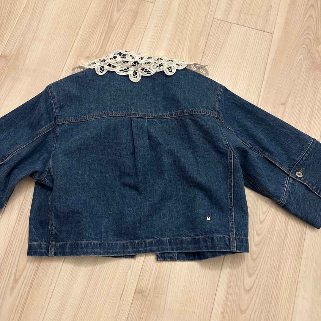 15　 レース襟デニムジャケット
