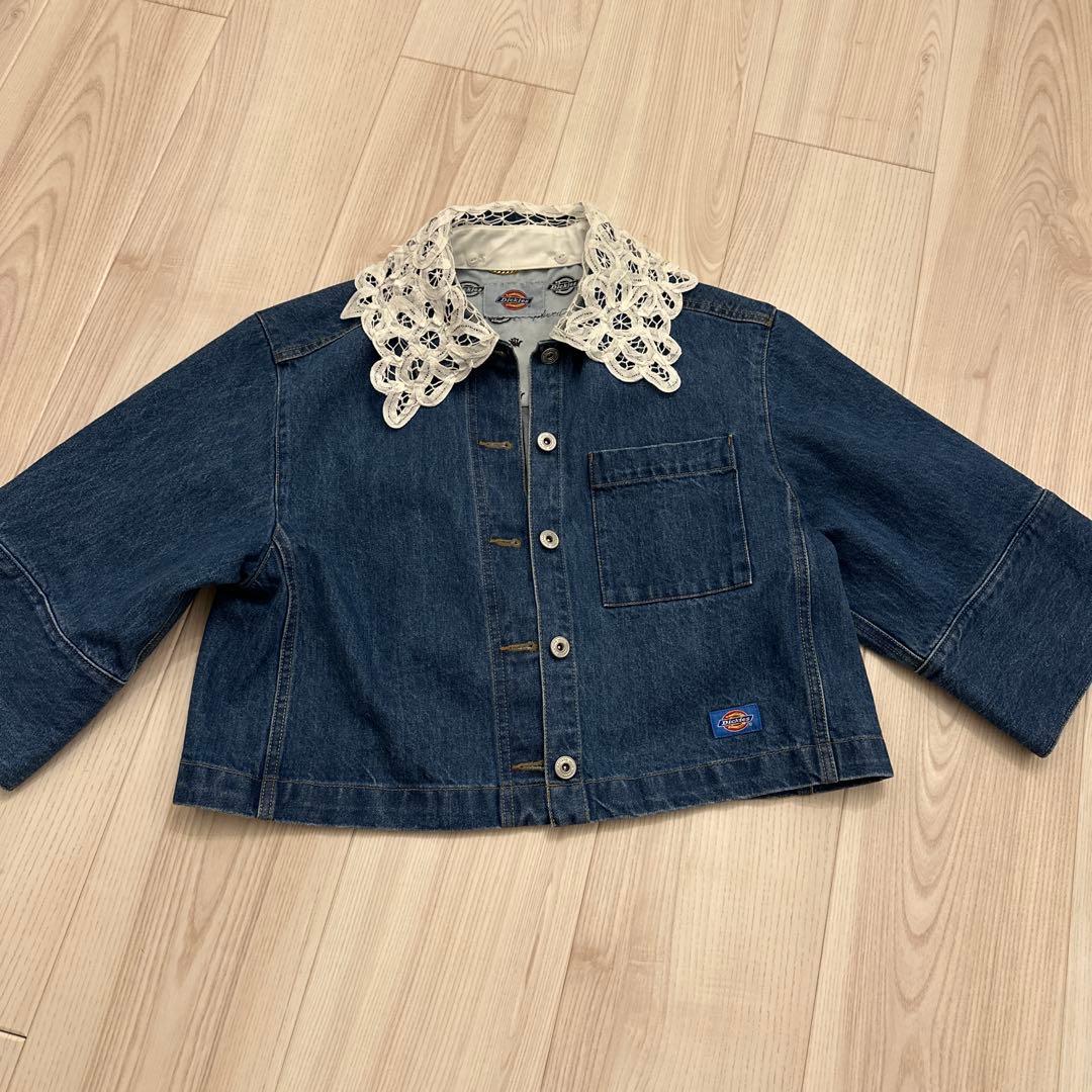15　 レース襟デニムジャケット