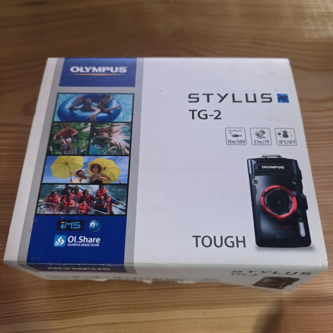 OLYMPUS STYLUS TG-2 レッド カメラ　ウォータープルーフ