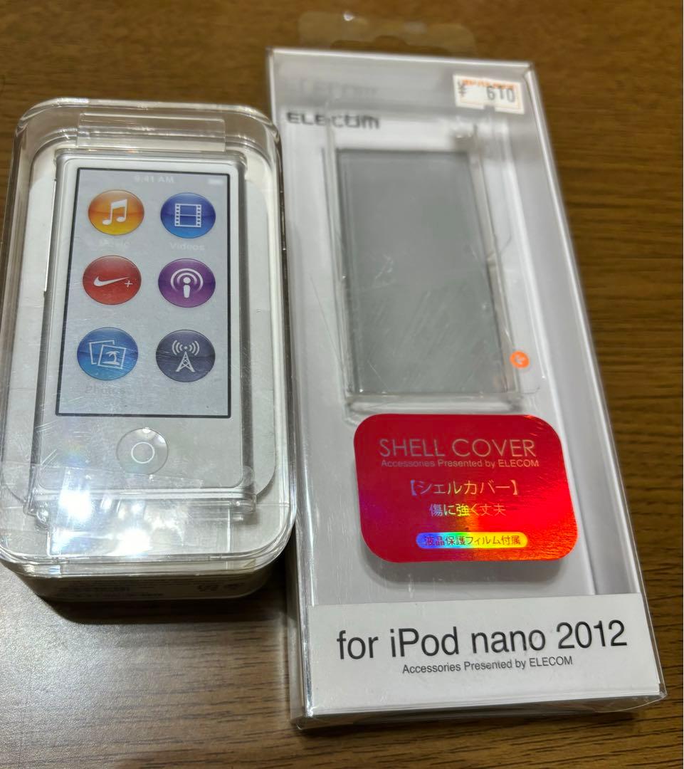 【新品未使用】iPod nano 16GB Apple 廃盤 + シェルカバー