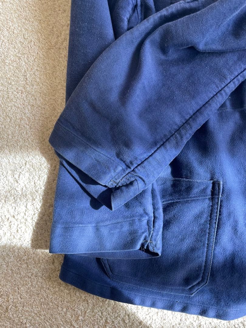 タロさん　30s. 40s ブルーモールスキンジャケット