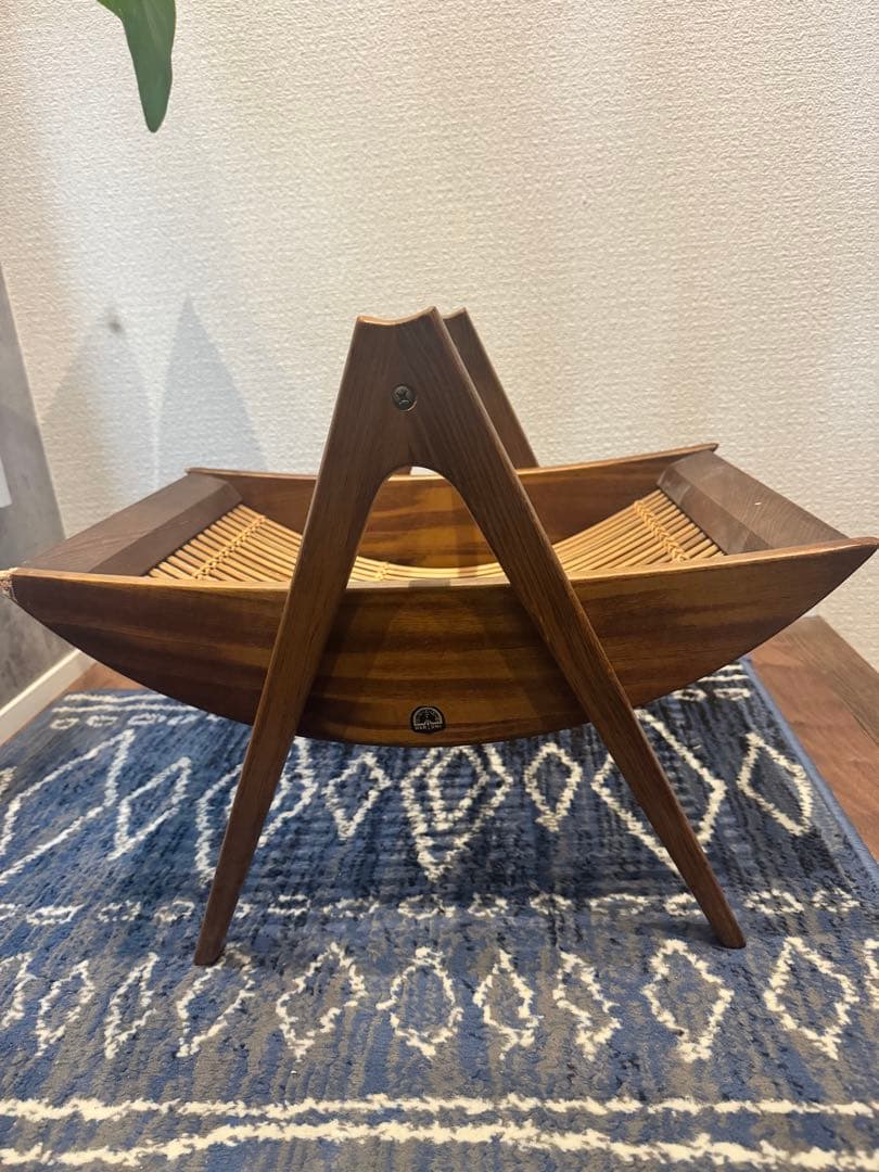 オールドマルニ maruni 1960年代 マガジンラック 孔雀ロゴ