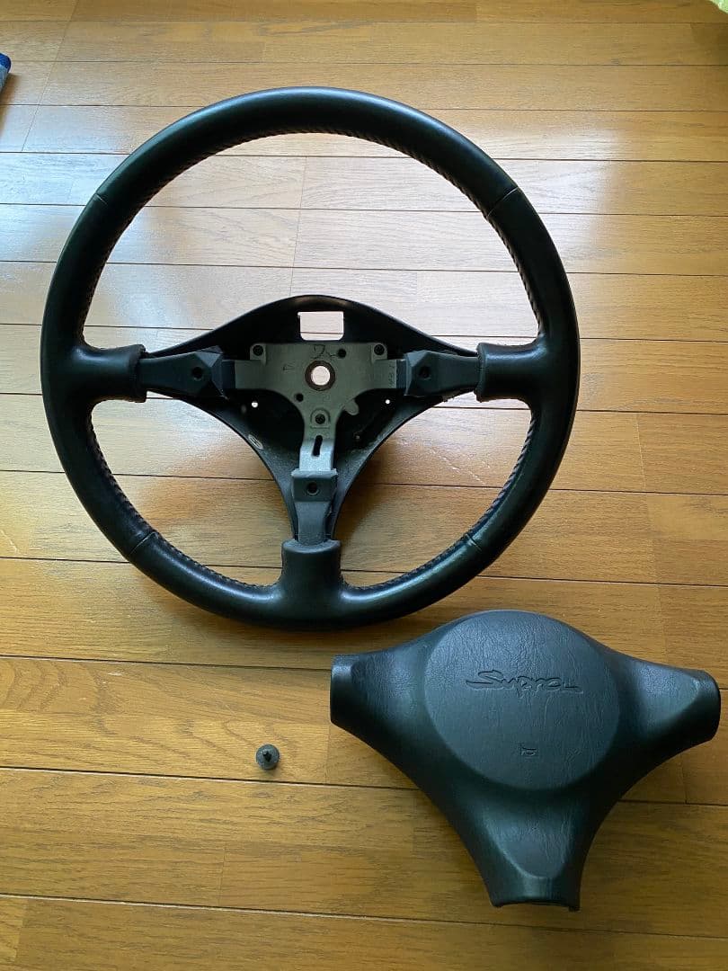 80スープラ　純正ステアリングホイール　ワイスピ　ポールウォーカー　希少
