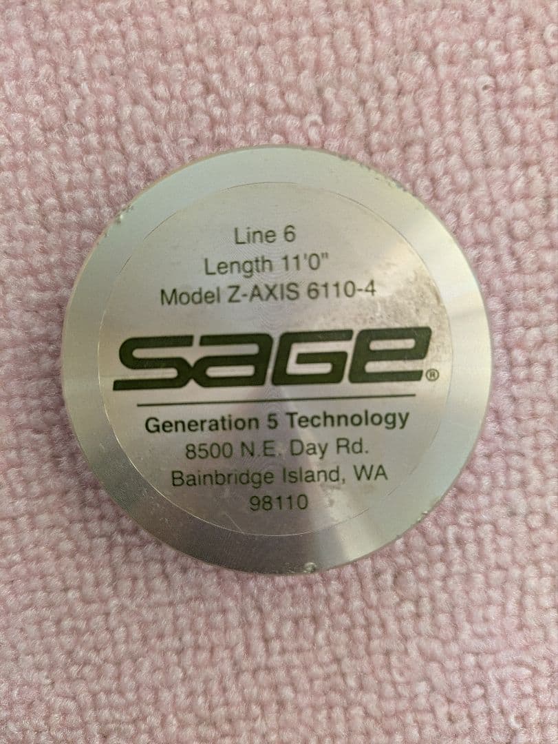 SAGE スイッチロッドZ-AXIS 6110-4 セージ　美品