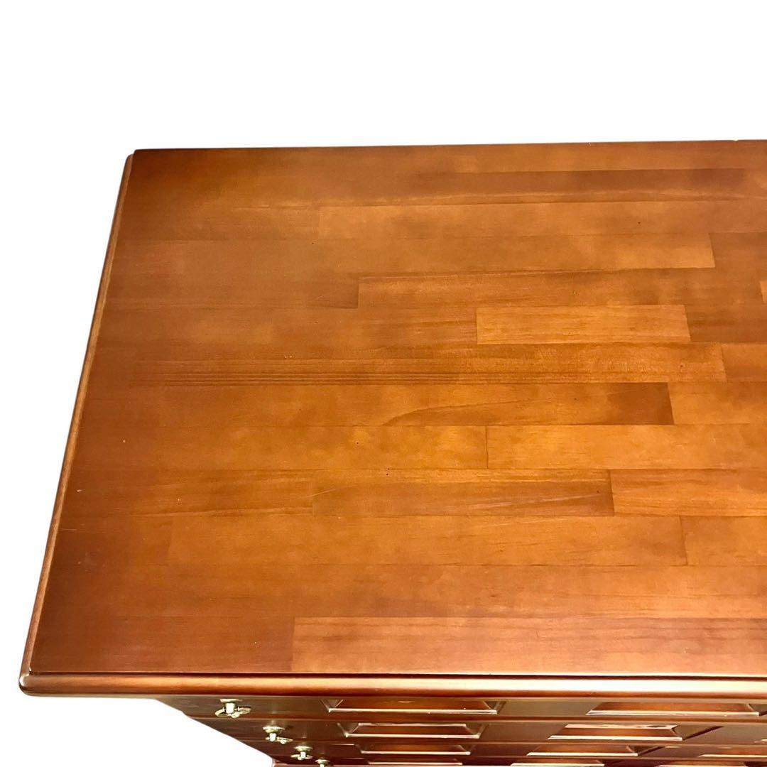 【美品】ACTUS アクタス バレンシア タイル チェスト スペイン 天然木