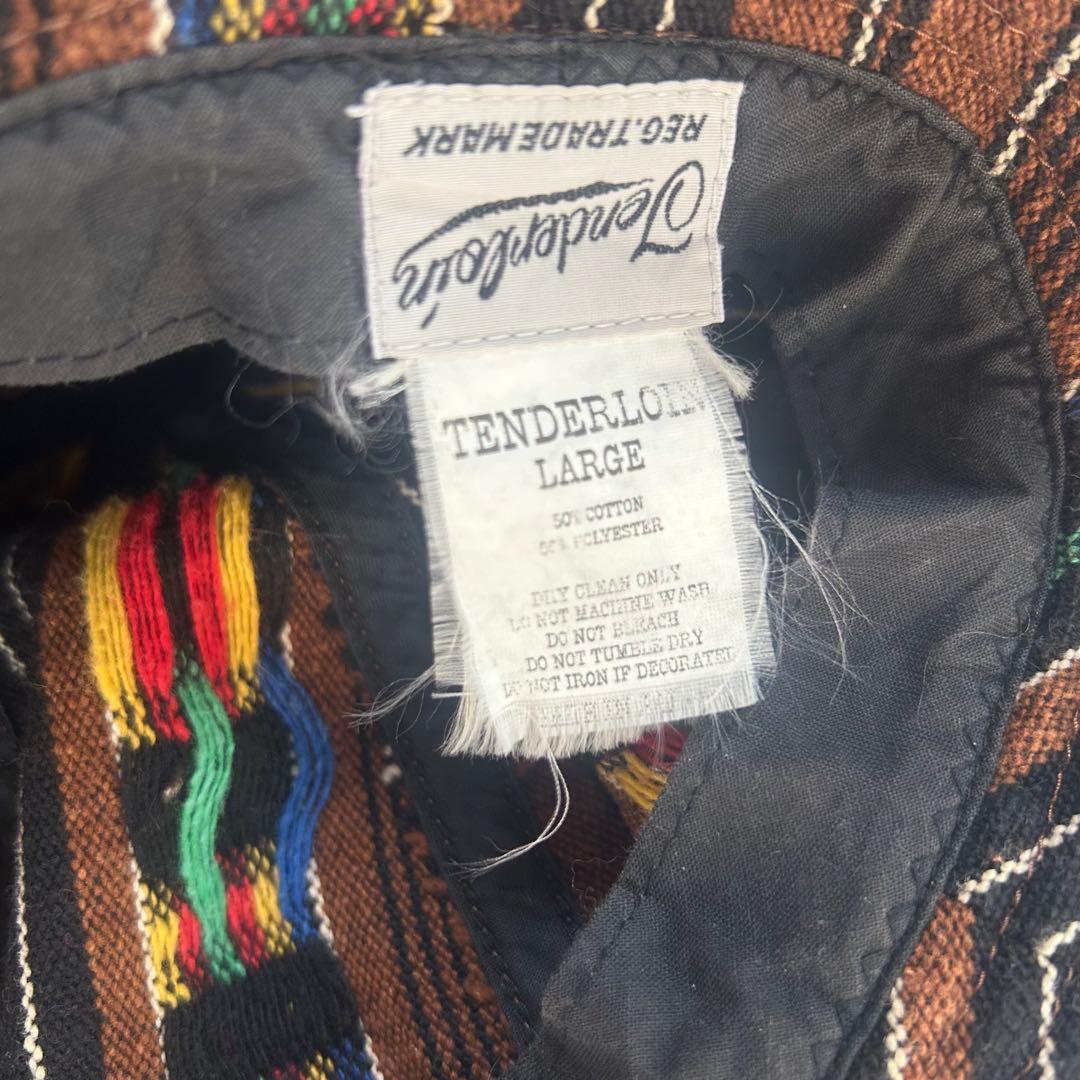 Tenderloin バケットハット L ブラウン・マルチカラー　グアテマラ