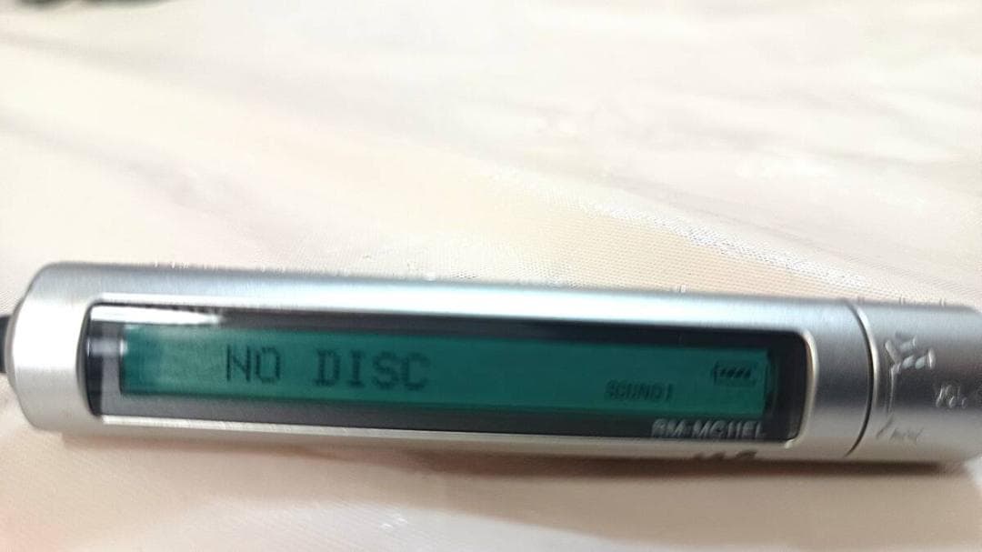 SONY　MDウォークマン　MZ-E707　シルバー　簡易動作確認済