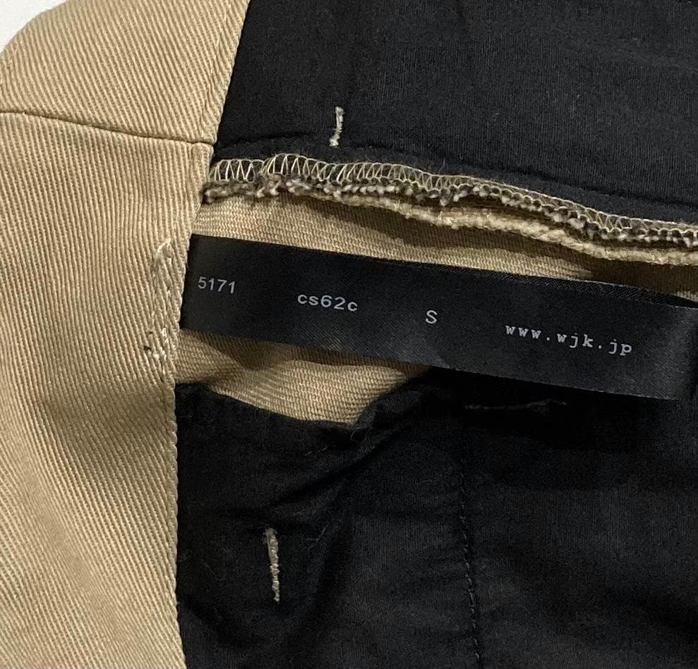 新品3.5万 23AW wjk　チノ パンツ
