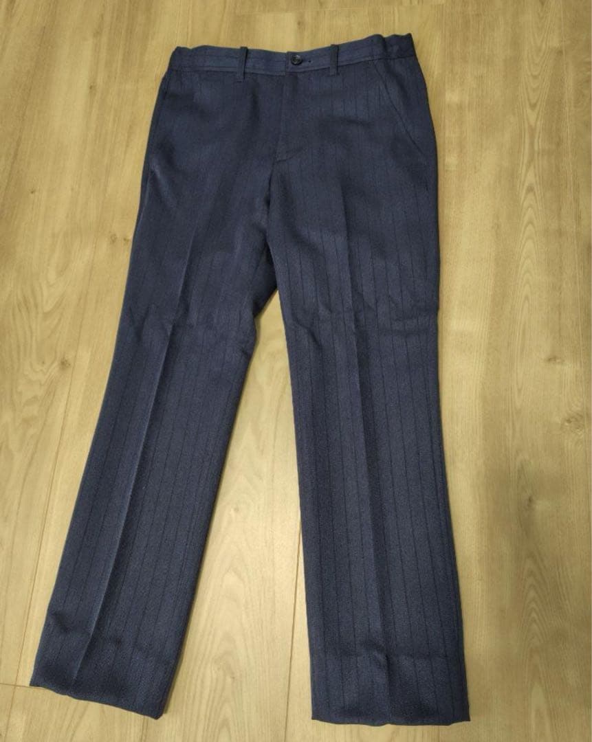 140 男の子　ELLE EN NOIR ネイビー ストライプスーツ