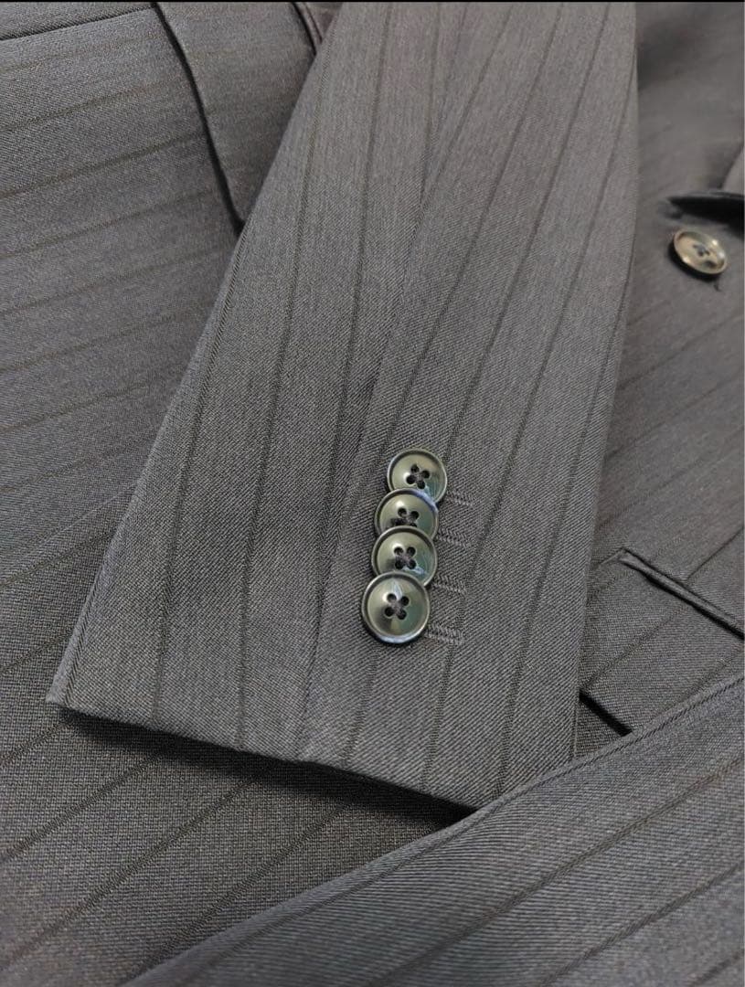 140 男の子　ELLE EN NOIR ネイビー ストライプスーツ