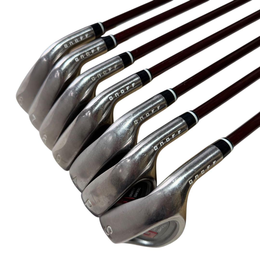 【初心者向】ONOFF レディース アイアン7本 L 右用 LP-408I