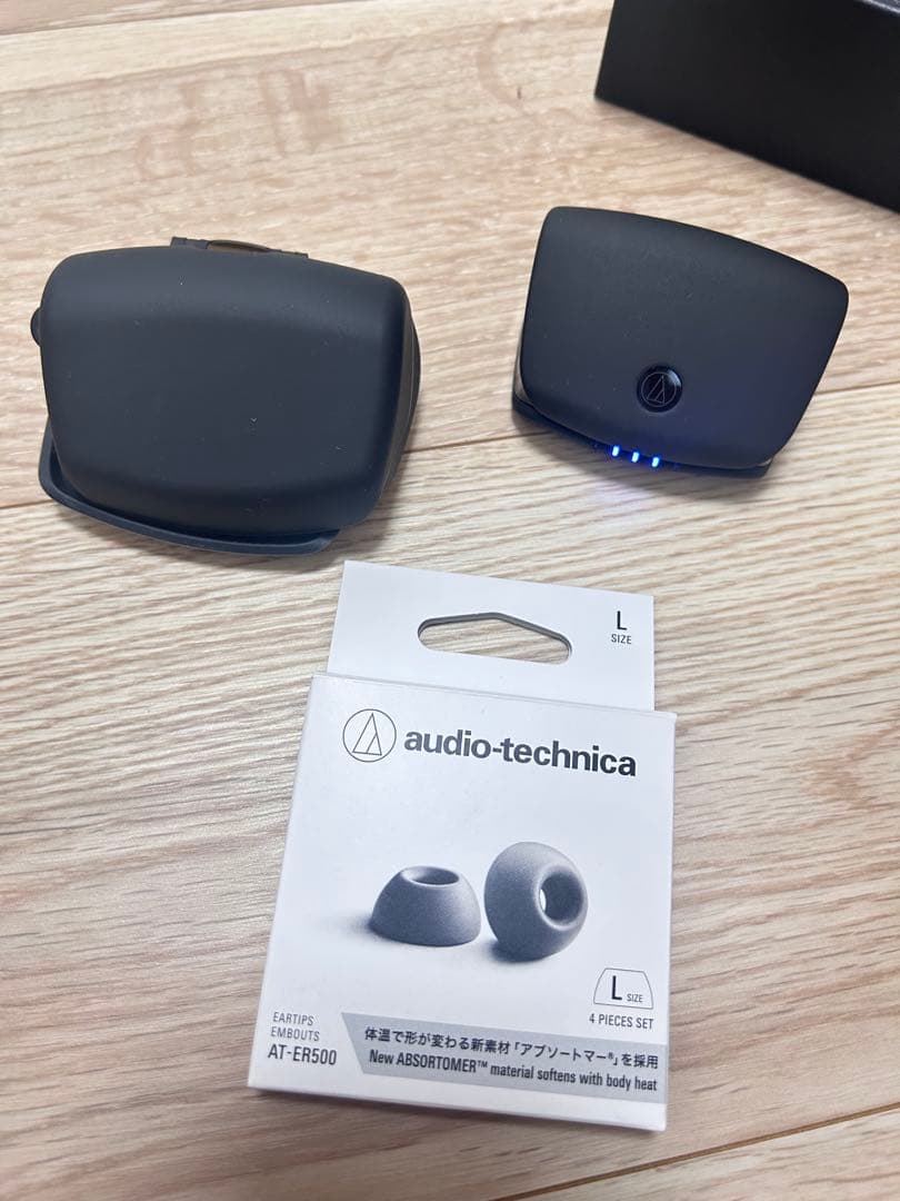 【美品】audio-technica ATH-TWX9 MK2ブラックおまけ付き