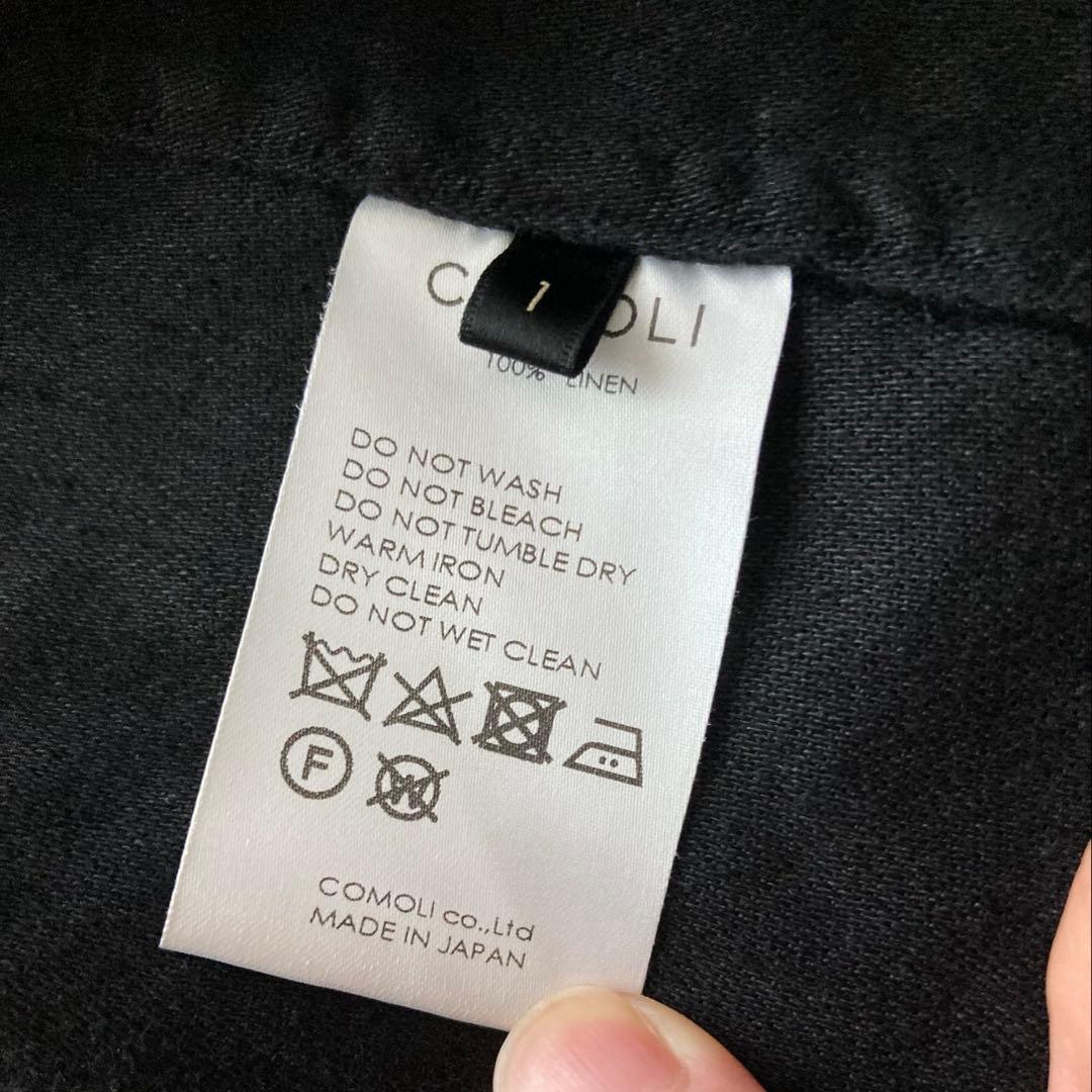 comoli リネンスタンドカラーチャイナジャケット サイズ:1