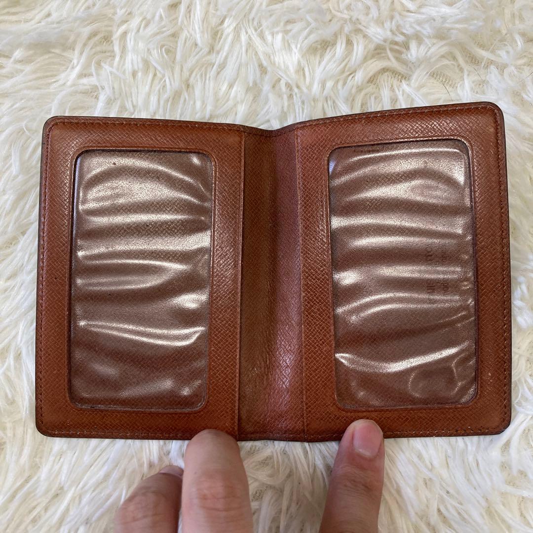 美品 ルイヴィトン モノグラム パスケース ポルト 2カルト ヴェルティカル