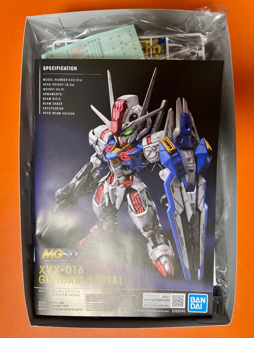 MGSD ガンダムエアリアル XVX-016 プラモデル 新品未組立