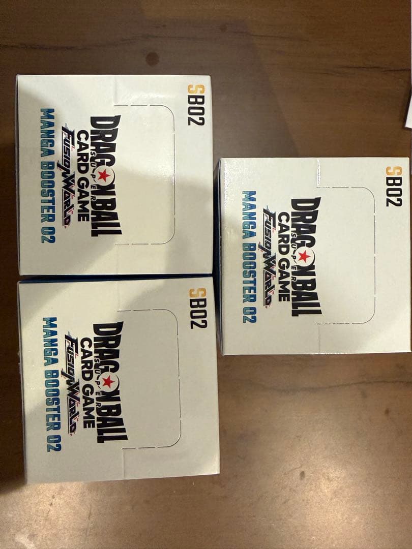 ドラゴンボール マンガブースター02 3BOX テープカット　未開封