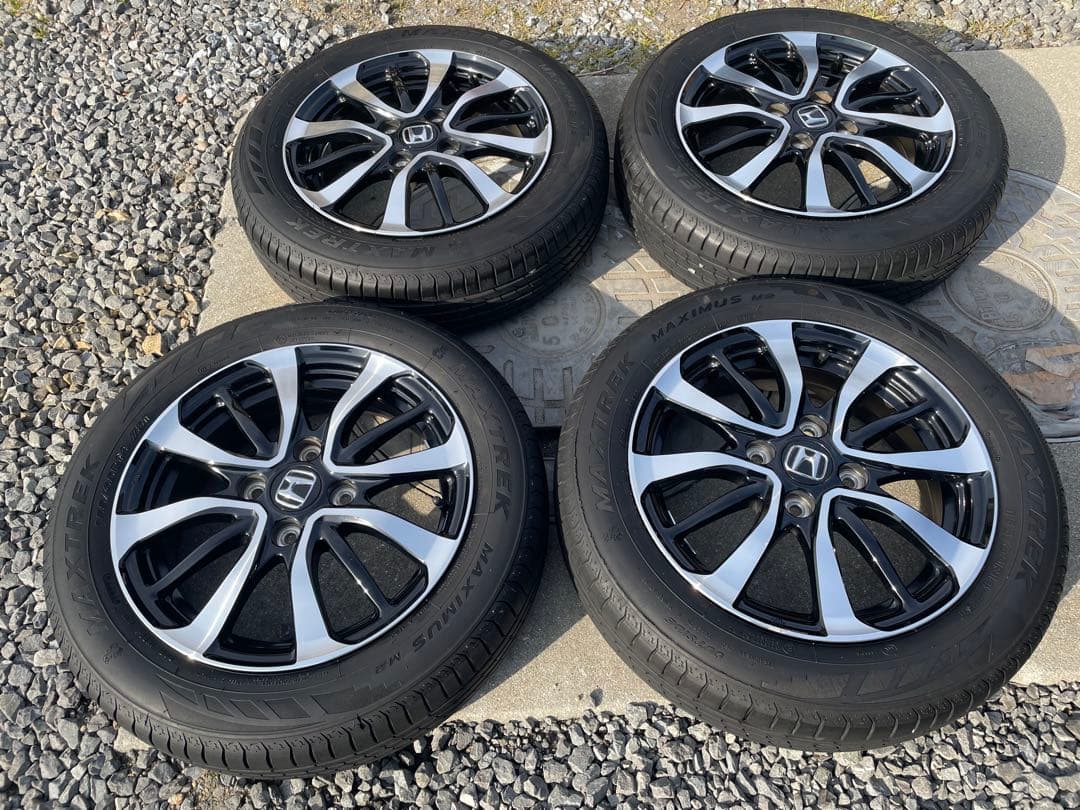 超バリ山タイヤ付 JF3純正 アルミホイール 4本155/65R14 N-BOX