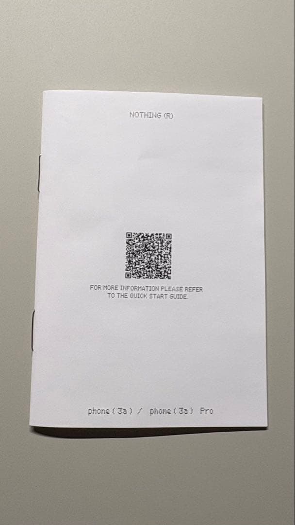 Nothing Phone (3a) ホワイト