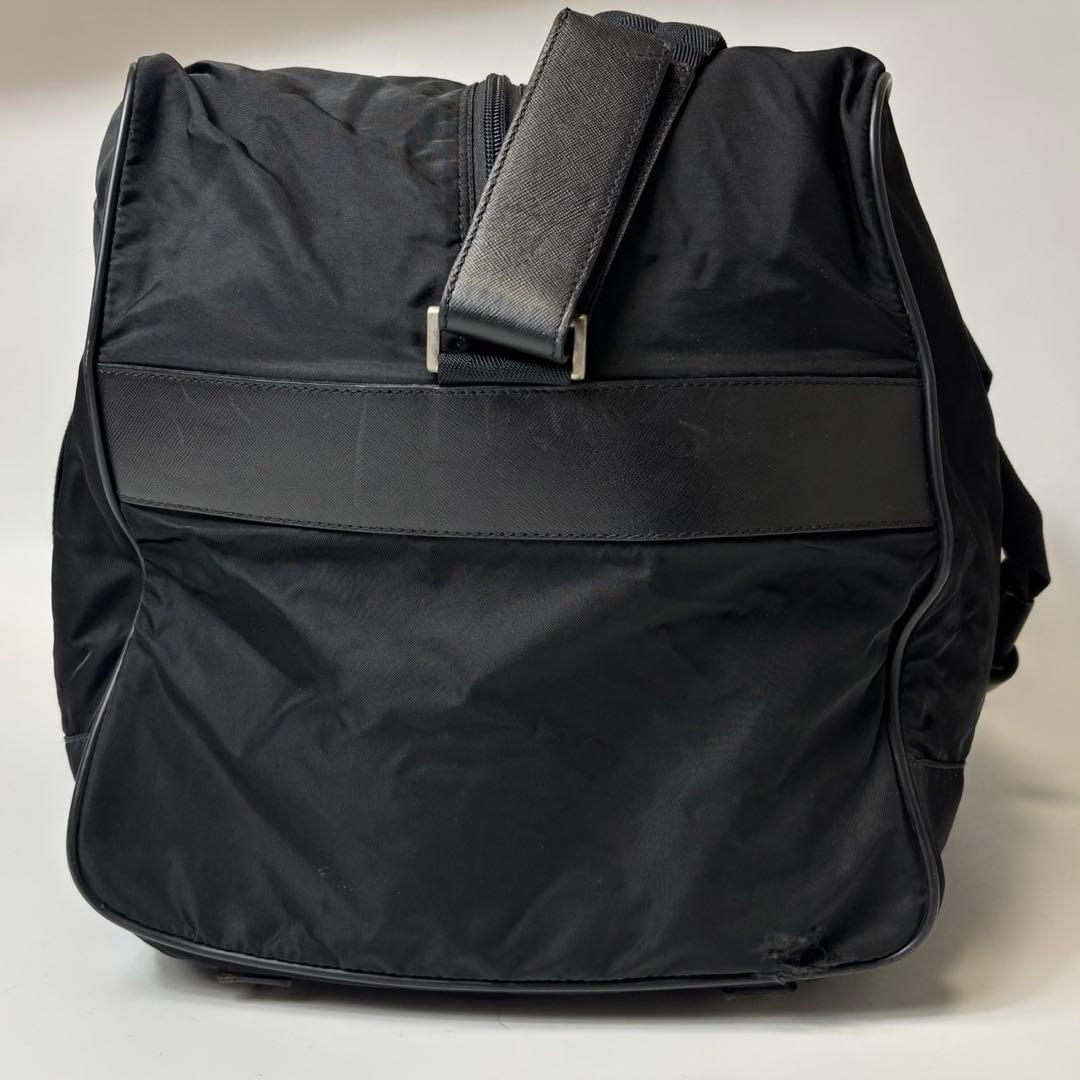 PRADA ボストンバッグ 2way ブラック 三角ロゴ テスートナイロン