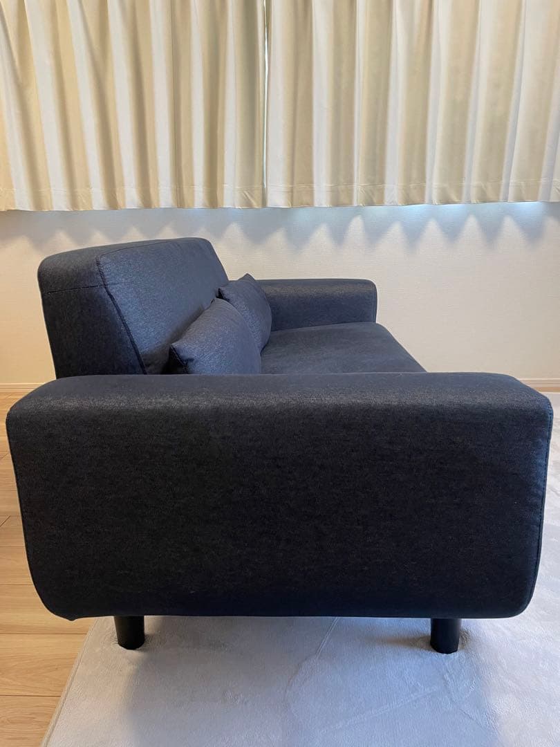 【美品】2.5人掛けソファ クッション付き [幅159] LOWYA