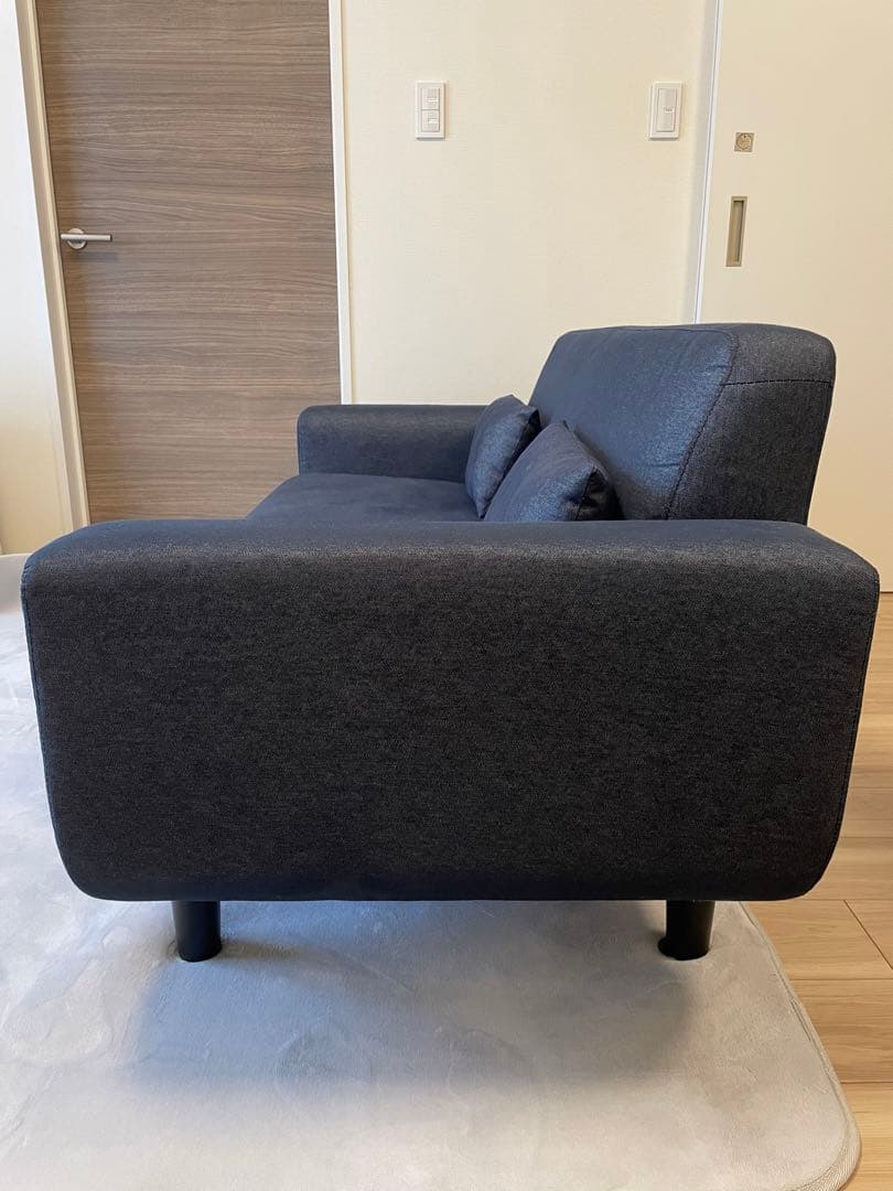 【美品】2.5人掛けソファ クッション付き [幅159] LOWYA