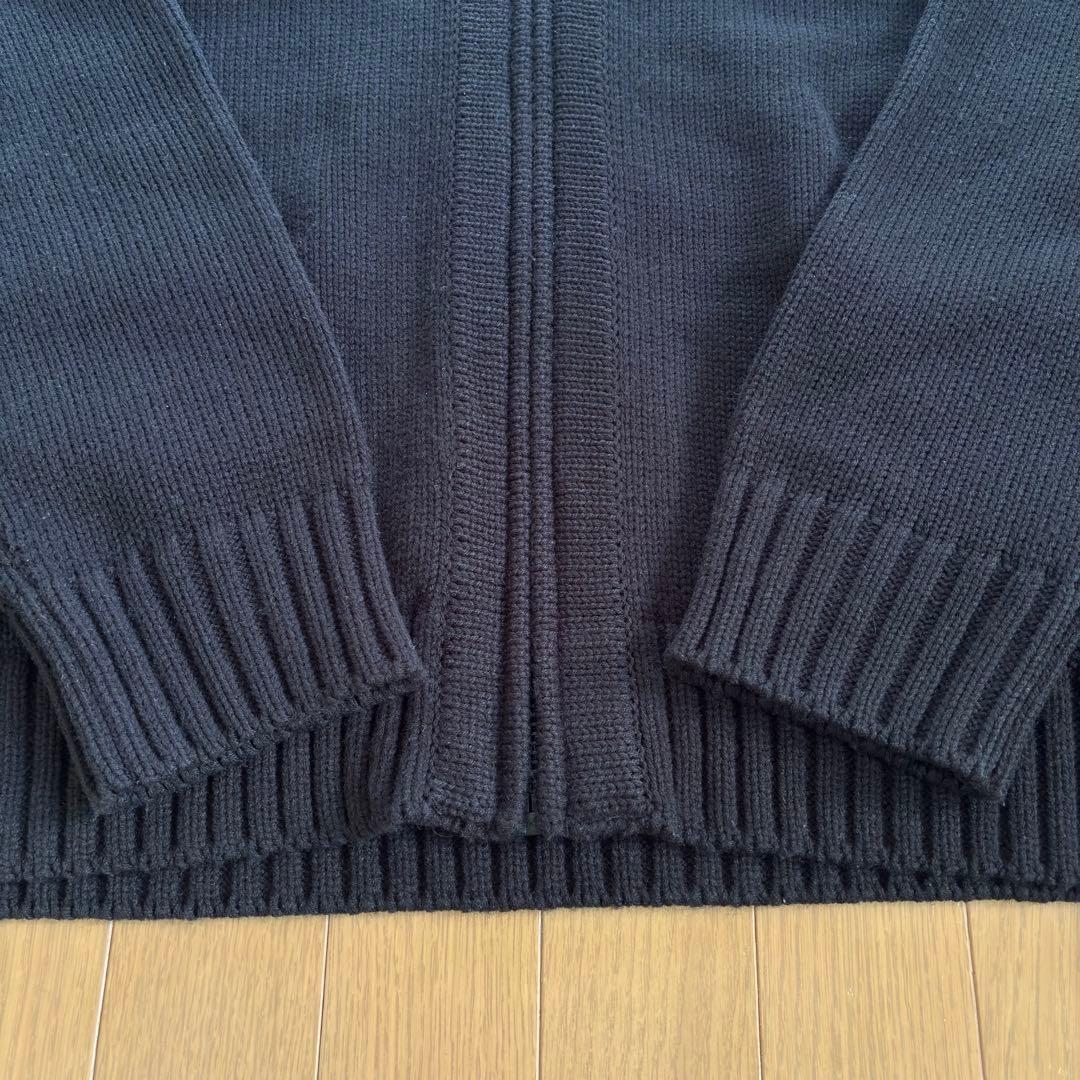 WTAPS 222MADT-KNM04 サイズ02 黒 肉厚ニットカーディガン