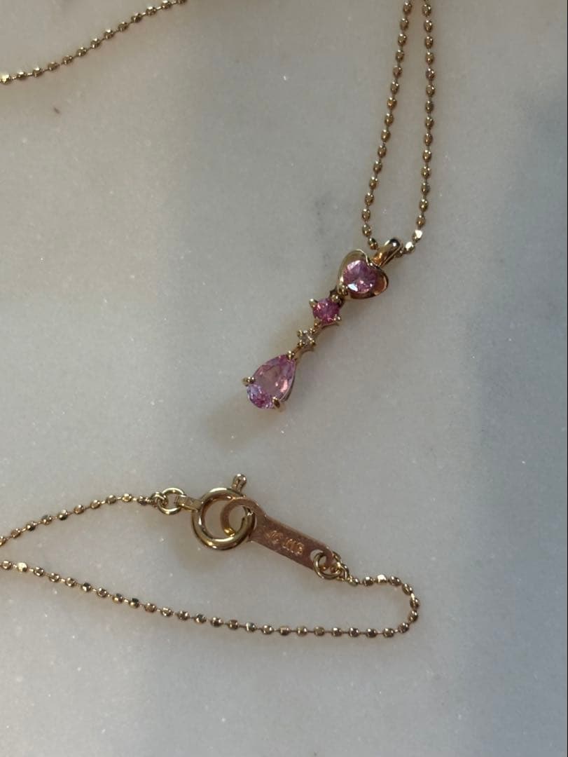 4°C ネックレス　18金